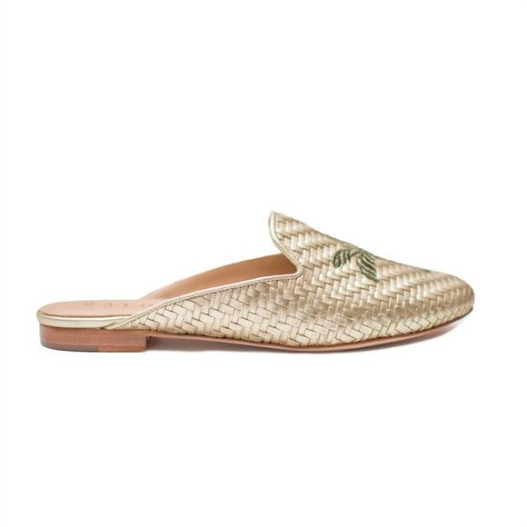 NEW HOUSE OF ZALO desert palm mule in platino - Picture 2 of 3